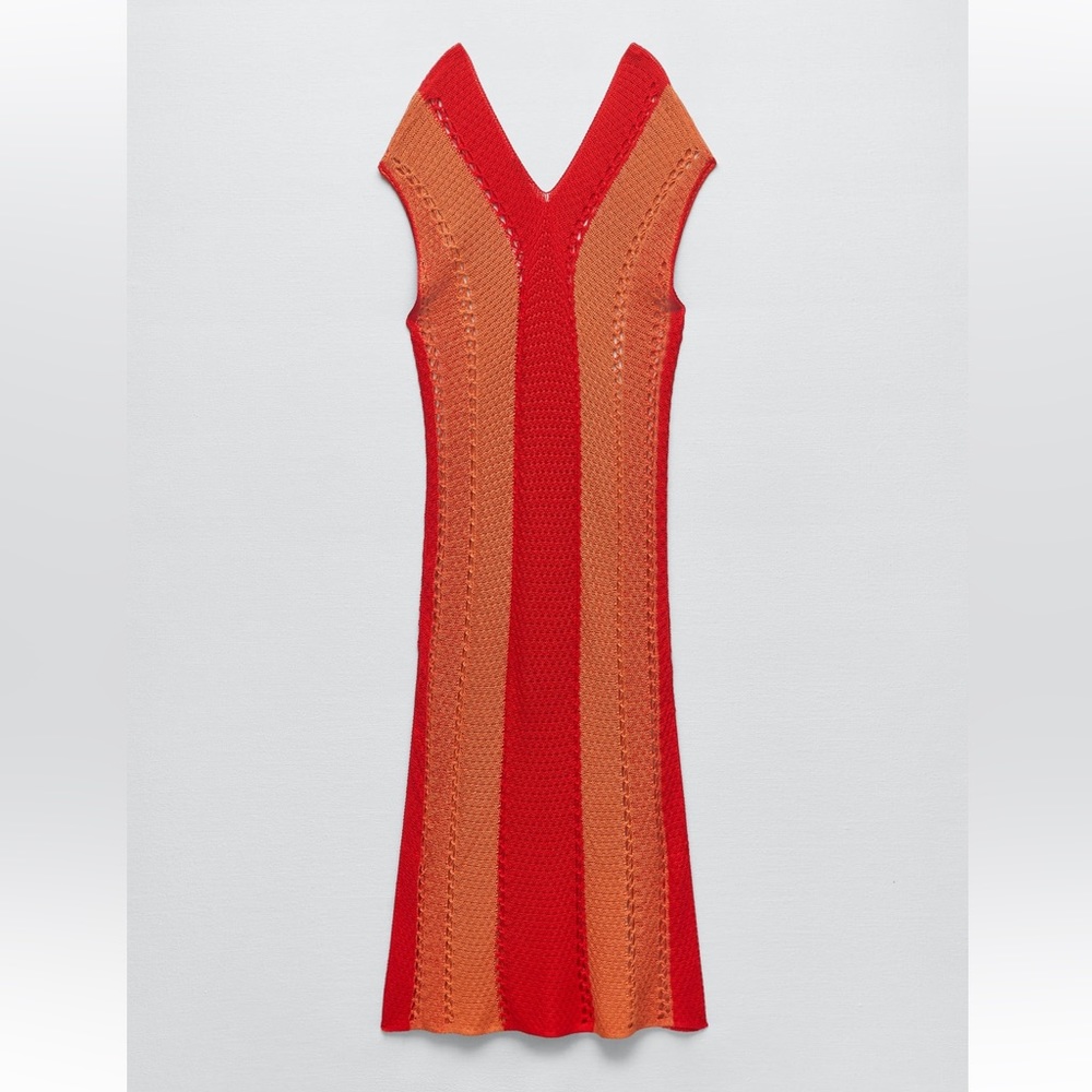 Zara Crochet Tunic Dress